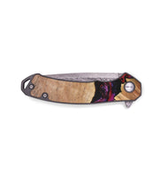 EDC Wood+Resin Pocket Knife - Arlene (Purple, 683100)