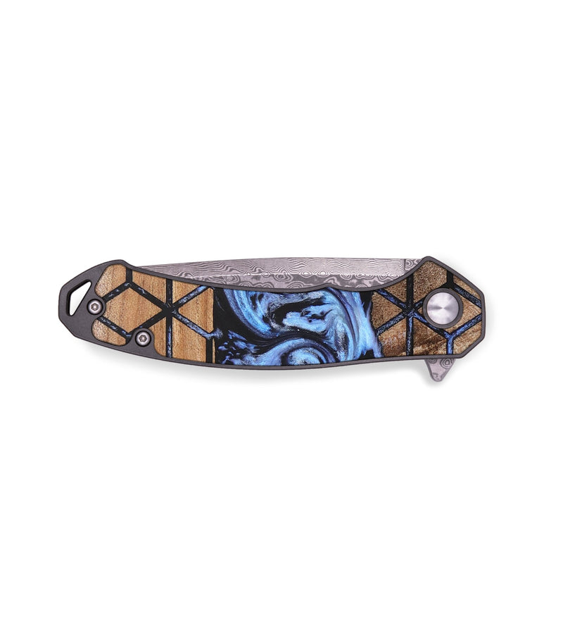EDC Wood+Resin Pocket Knife - Penny (Pattern, 683164)