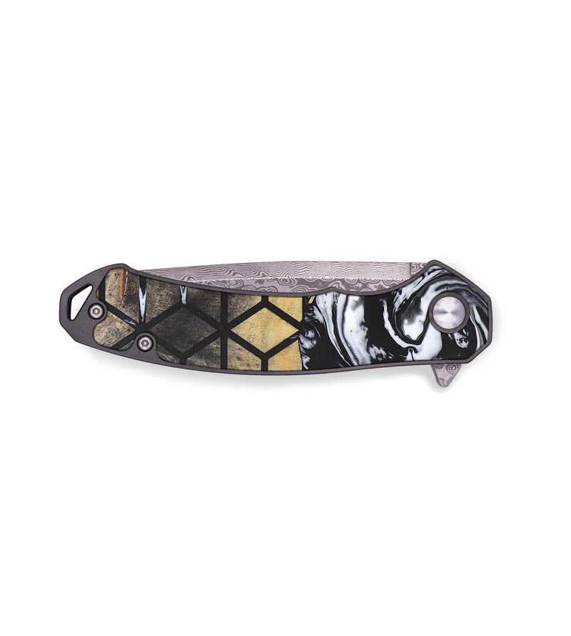 EDC Wood+Resin Pocket Knife - Adalyn (Pattern, 683177)