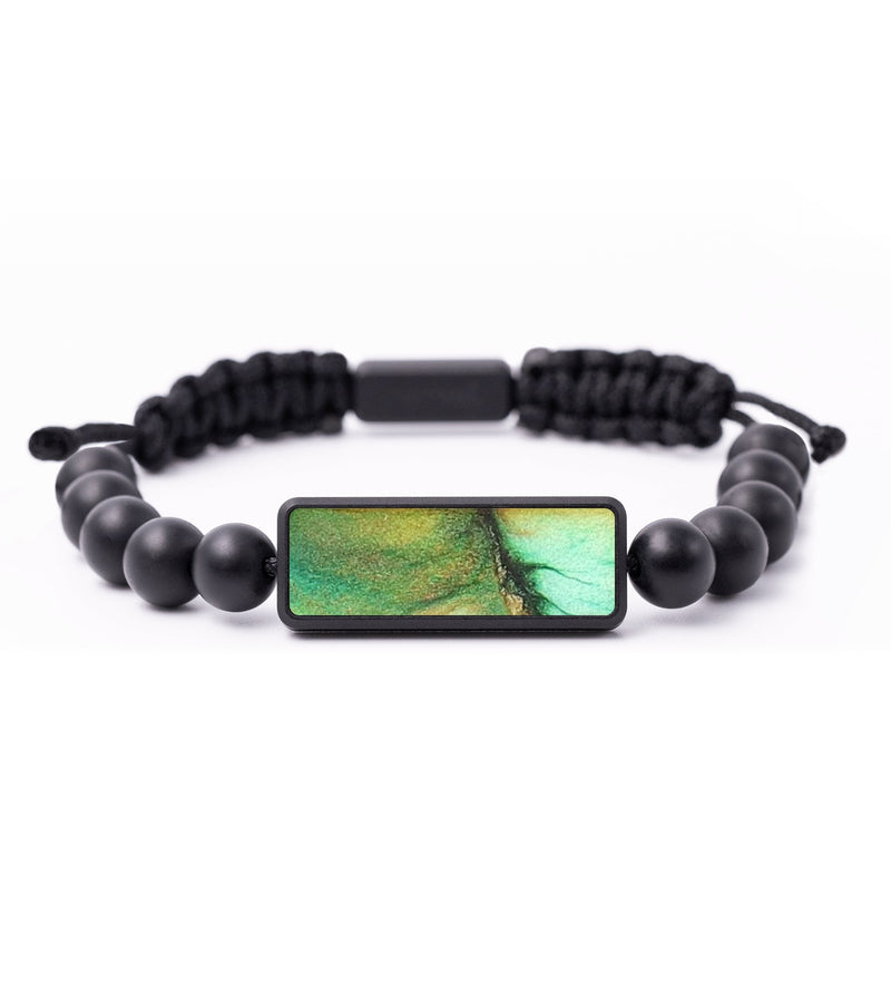 Onyx Bead ResinArt Bracelet - Deneen (Watercolor, 683392)