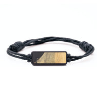 Classic Wood+Resin Bracelet - Ximena (Pure Black, 683415)