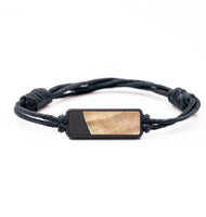 Classic Wood+Resin Bracelet - Tabitha (Pure Black, 683416)