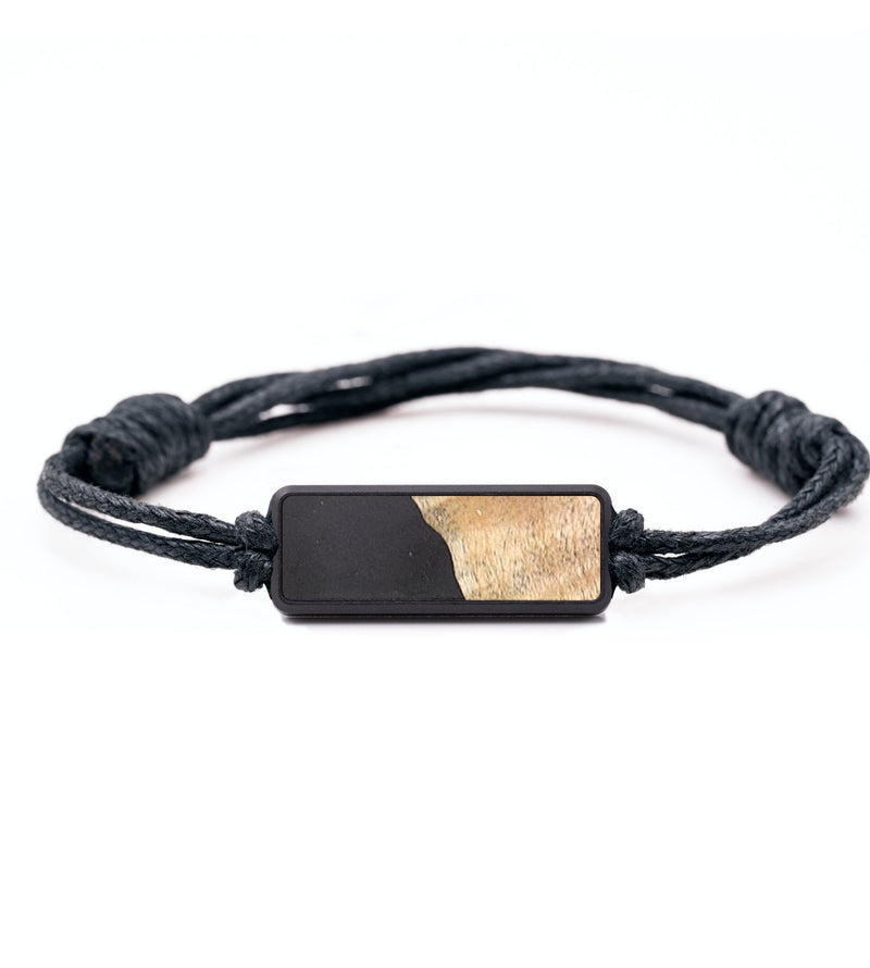Classic Wood+Resin Bracelet - Megan (Pure Black, 683421)