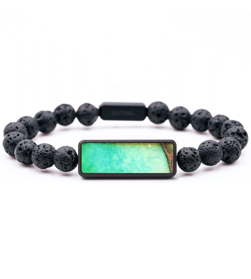 Lava Bead ResinArt Bracelet - Shaniqua (Watercolor, 683435)