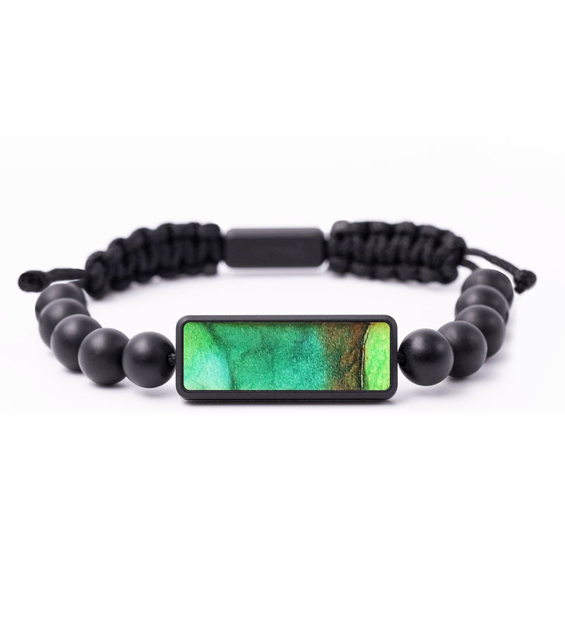 Onyx Bead ResinArt Bracelet - Meredith (Watercolor, 683444)