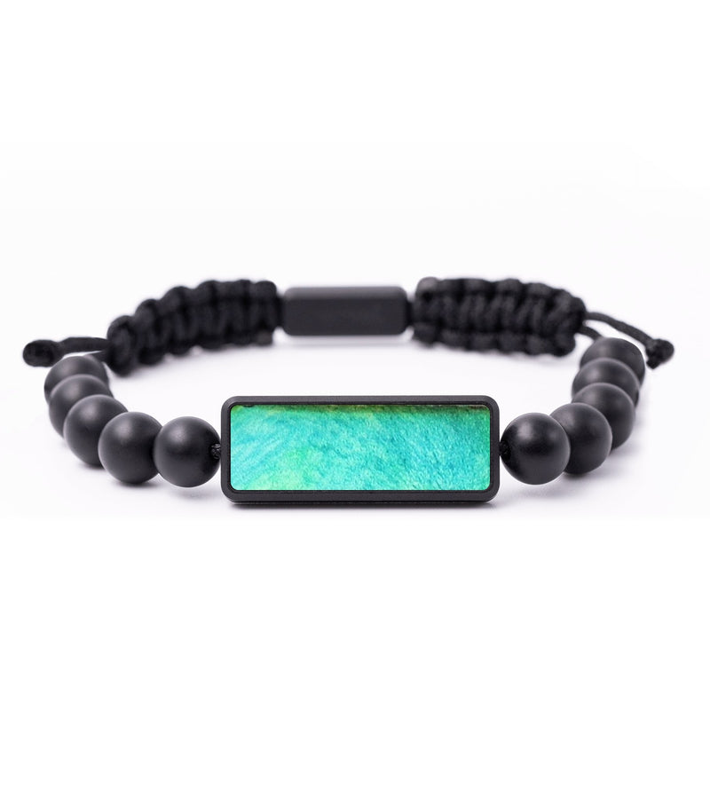 Onyx Bead ResinArt Bracelet - Isaac (Watercolor, 683447)