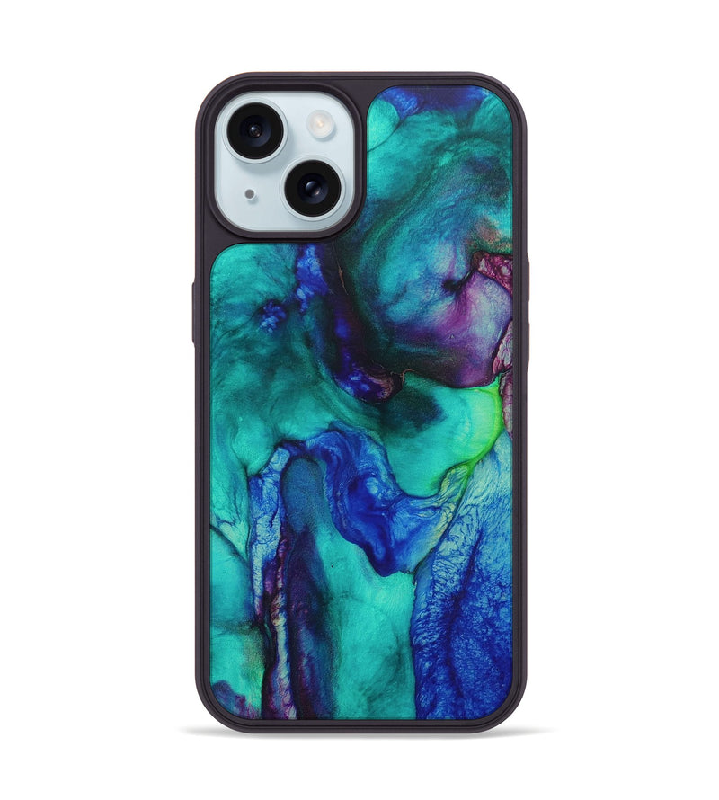 iPhone 15 ResinArt Phone Case - Lakisha (Watercolor, 683601)