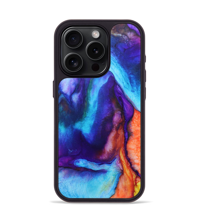 iPhone 15 Pro ResinArt Phone Case - Johnnie (Watercolor, 683602)