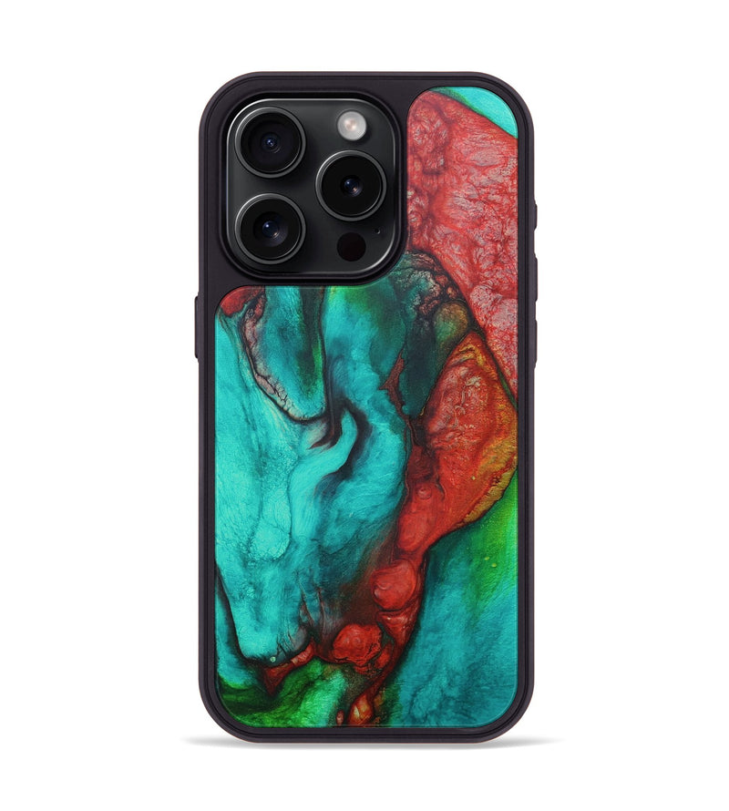 iPhone 15 Pro ResinArt Phone Case - Itzel (Watercolor, 683614)