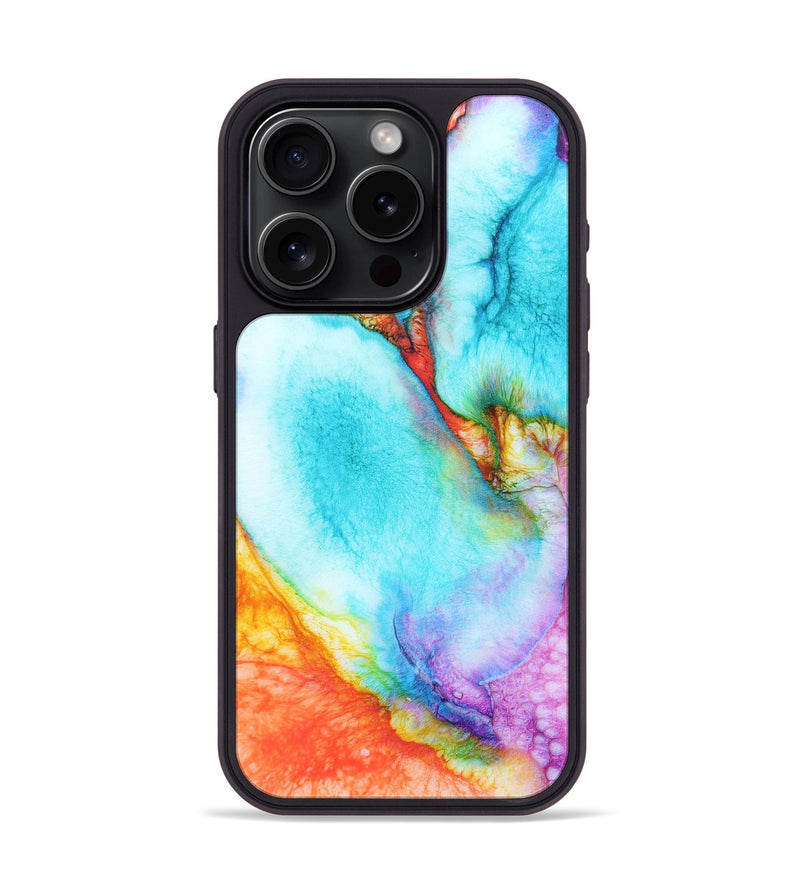 iPhone 15 Pro ResinArt Phone Case - Wayne (Watercolor, 683638)
