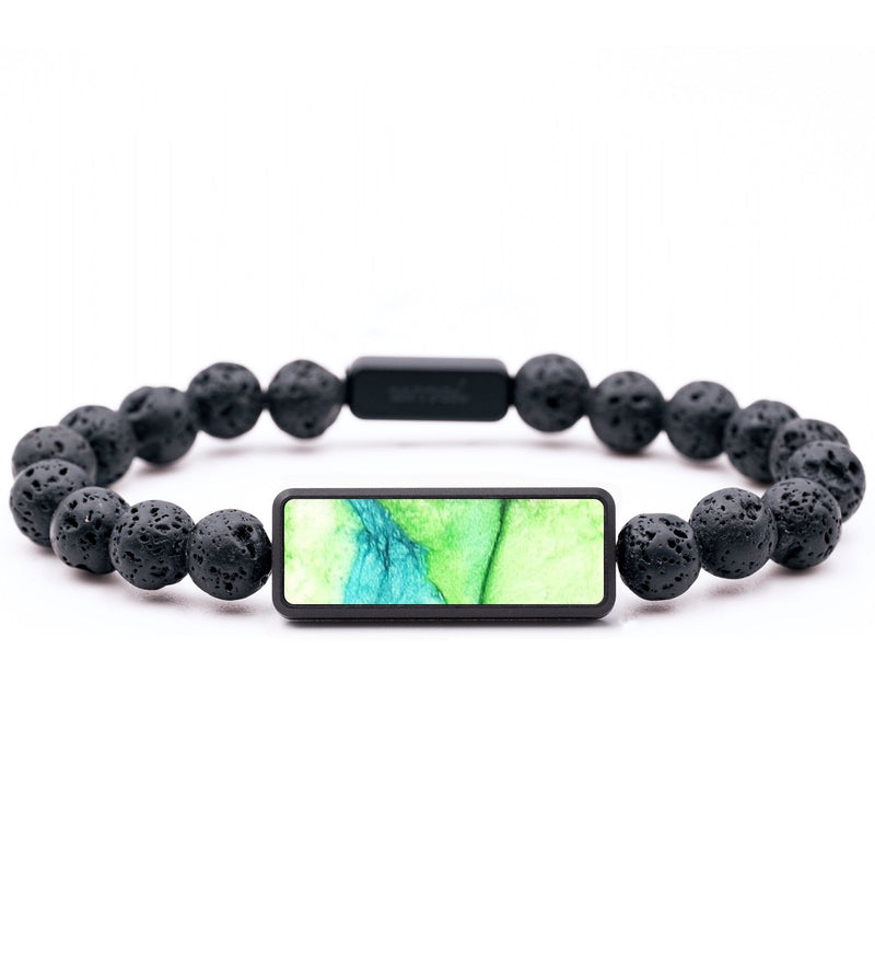 Lava Bead ResinArt Bracelet - Litzy (Watercolor, 683767)