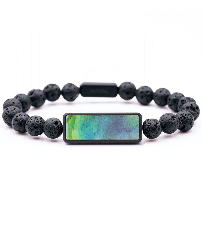 Lava Bead ResinArt Bracelet - Irving (Watercolor, 683775)
