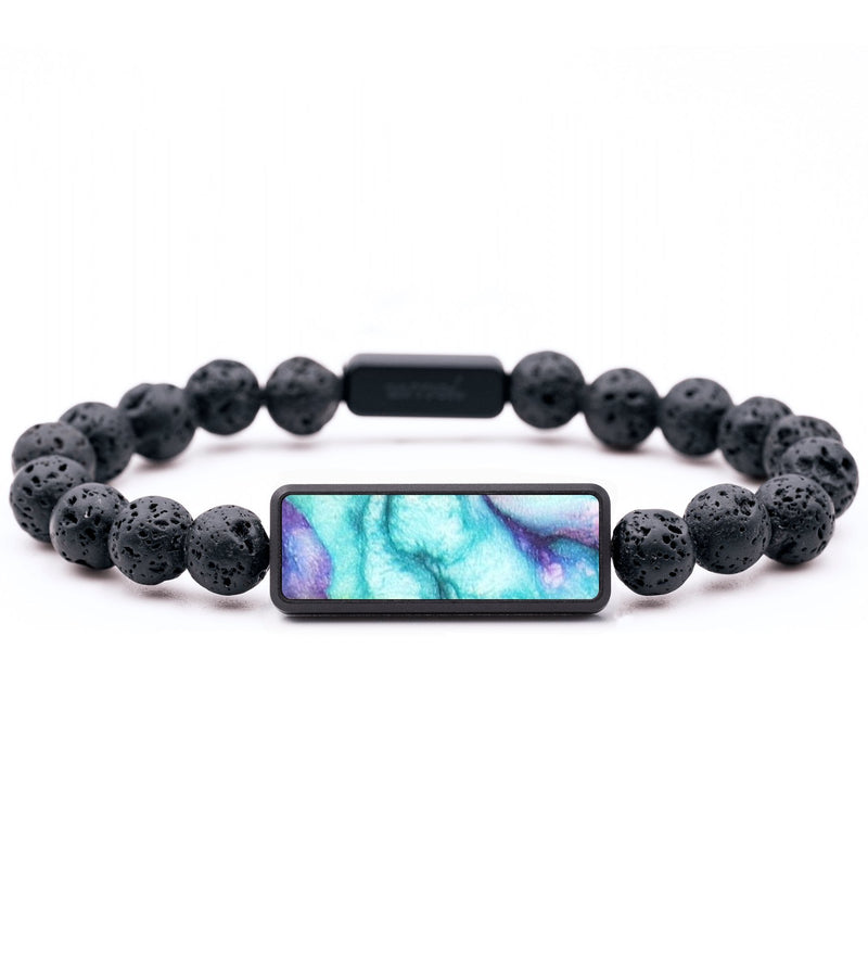 Lava Bead ResinArt Bracelet - Bryan (Watercolor, 683793)