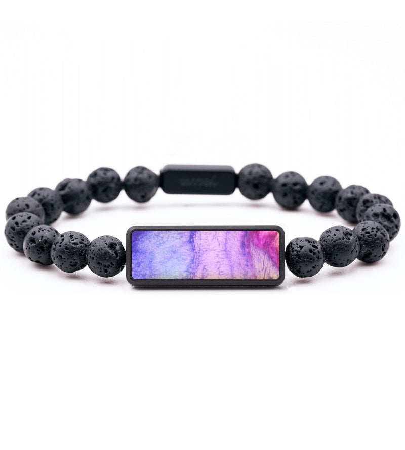 Lava Bead ResinArt Bracelet - Bryanna (Watercolor, 683803)