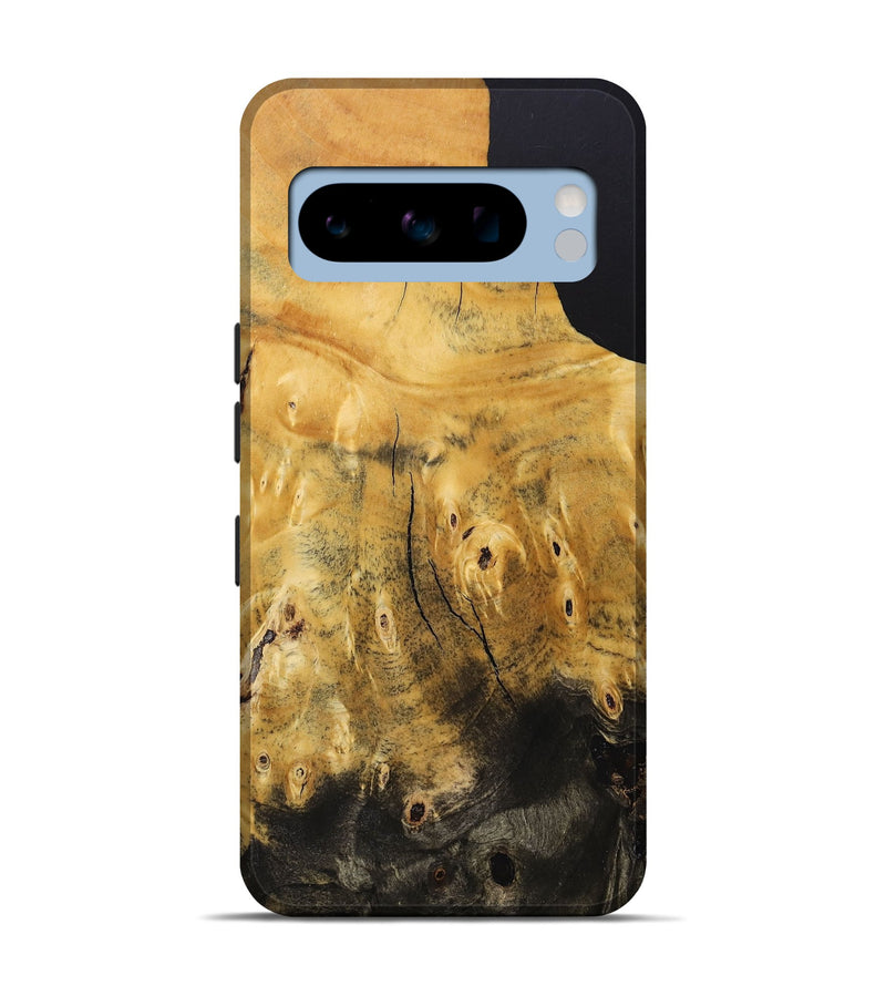 Pixel 8 Pro Wood+Resin Live Edge Phone Case - Alayna (Pure Black, 684158)