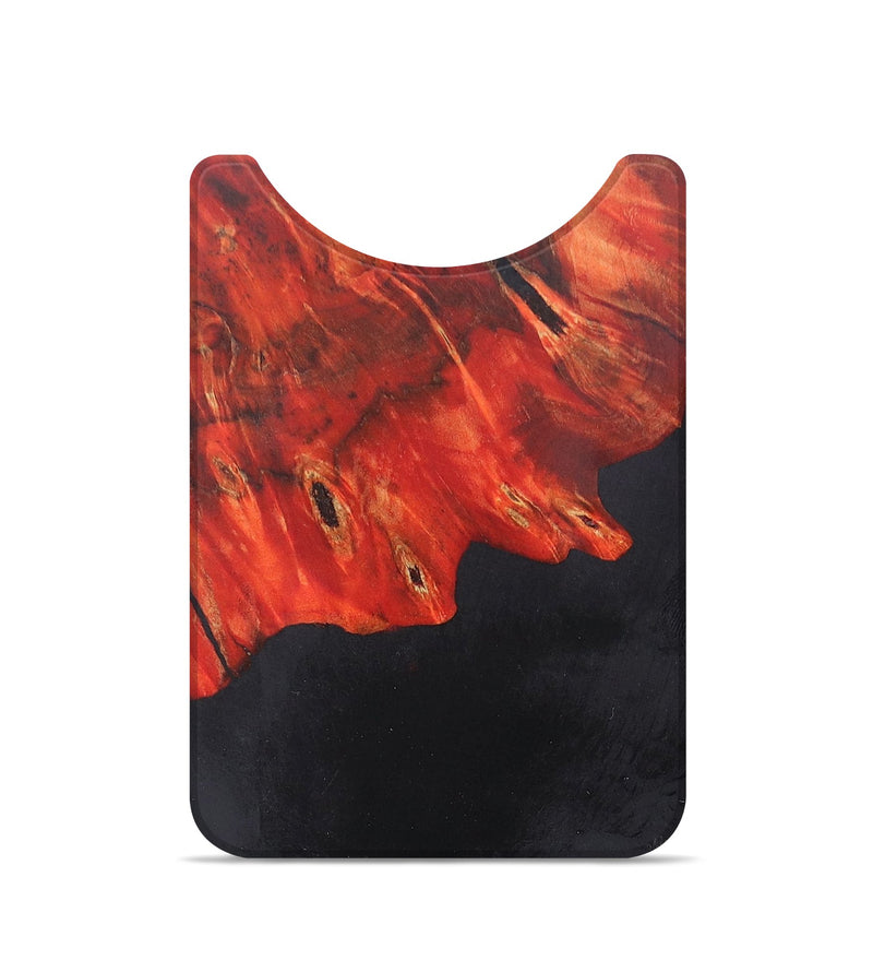 Live Edge Wood+Resin Wallet - Jorge (Pure Black, 684559)