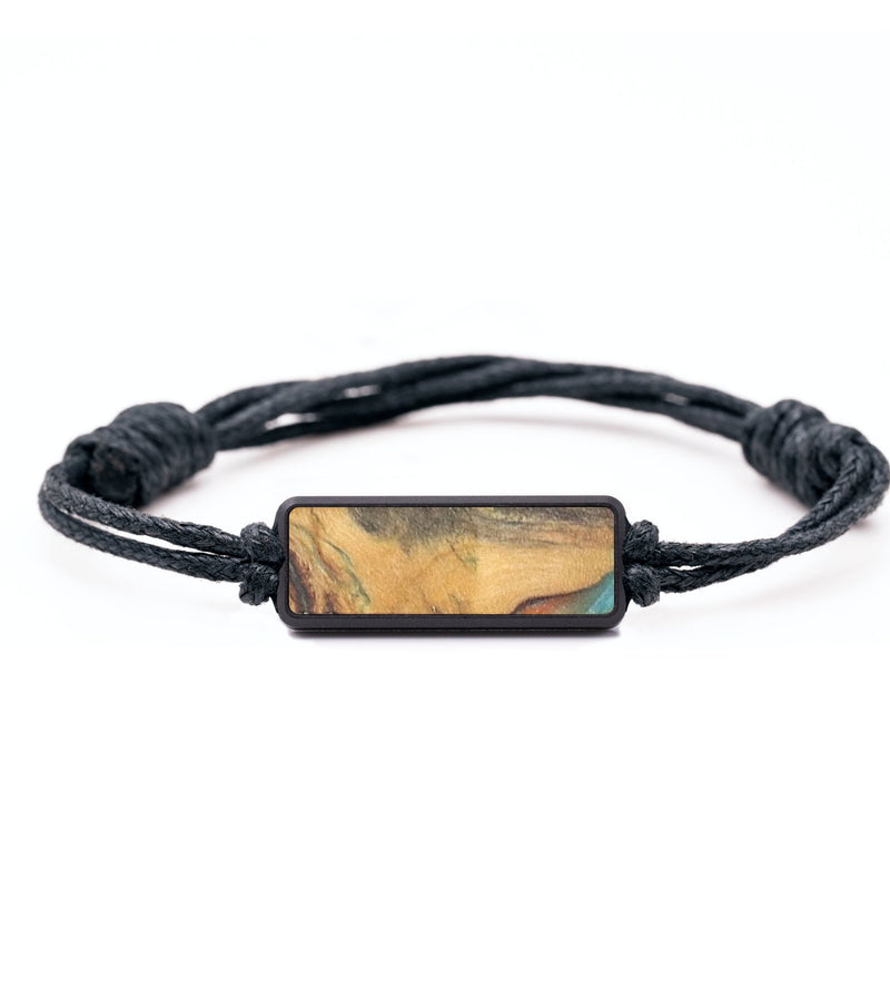 Classic Wood+Resin Bracelet - Aspen (Teal & Gold, 684754)