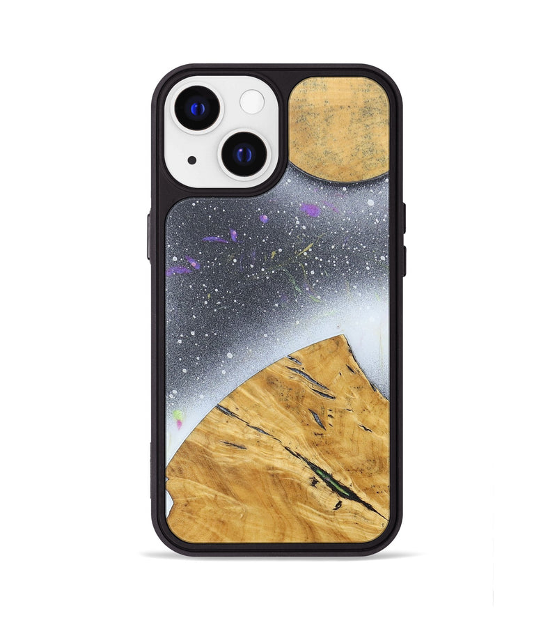 iPhone 13 Wood+Resin Phone Case - Ann (Orbit, 684892)