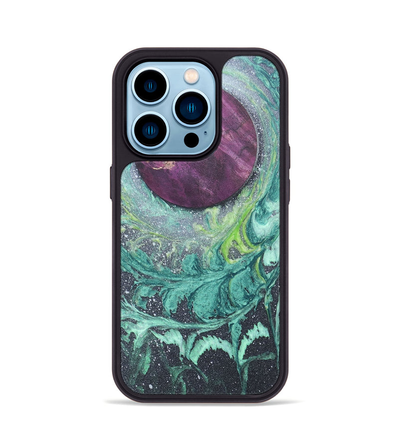 iPhone 14 Pro Wood+Resin Phone Case - Adaline (Orbit, 684956)