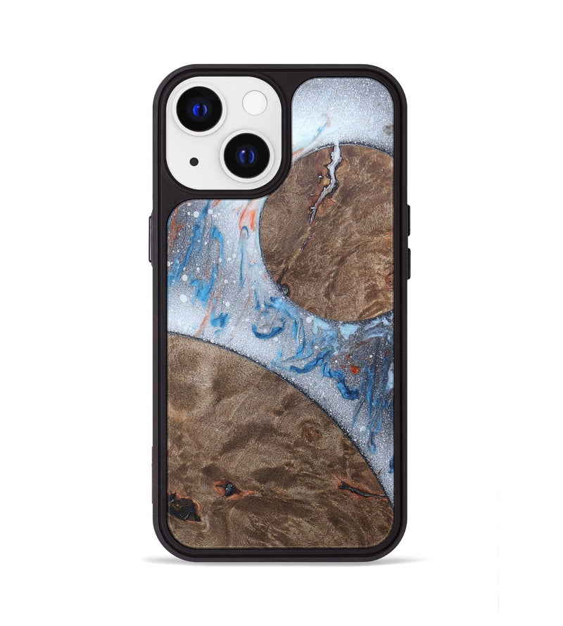 iPhone 13 Wood+Resin Phone Case - Angie (Orbit, 684981)