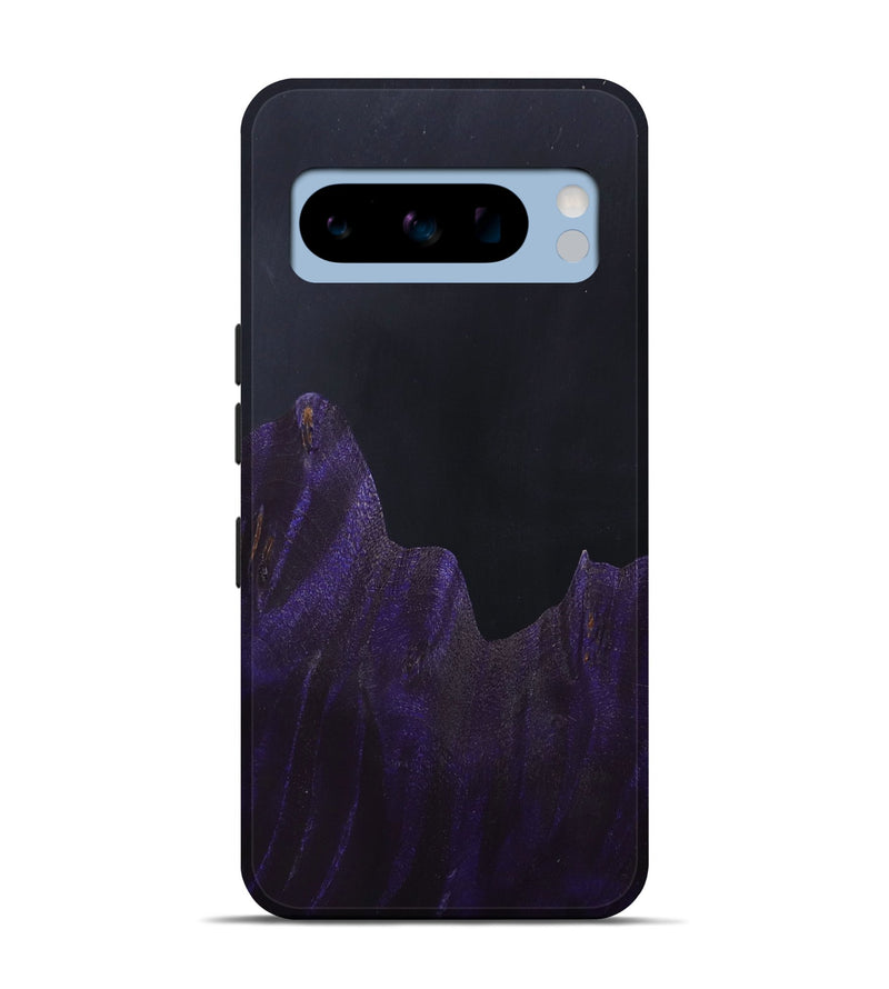 Pixel 8 Pro Wood+Resin Live Edge Phone Case - Wendi (Pure Black, 685017)