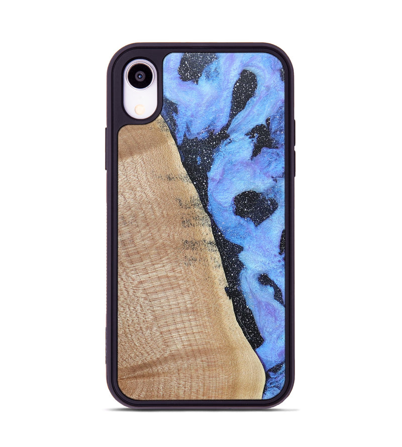 iPhone Xr Wood+Resin Phone Case - Miles (Cosmos, 685090)