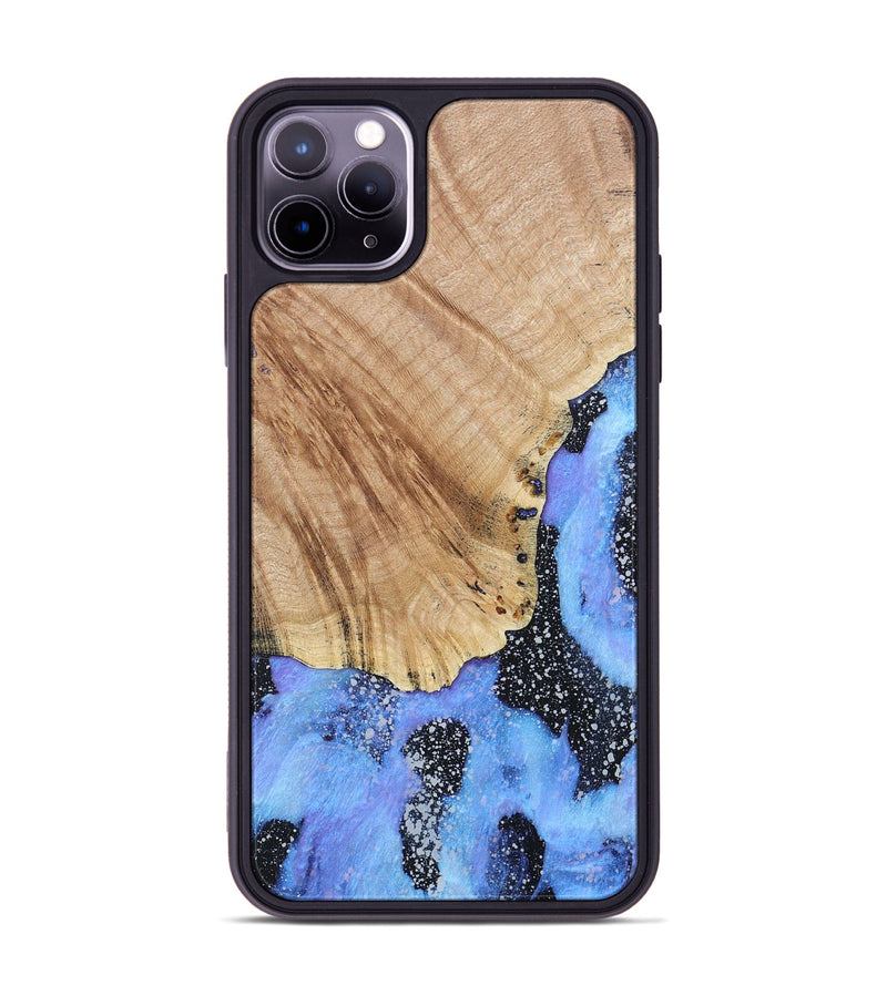 iPhone 11 Pro Max Wood+Resin Phone Case - Don (Cosmos, 685116)