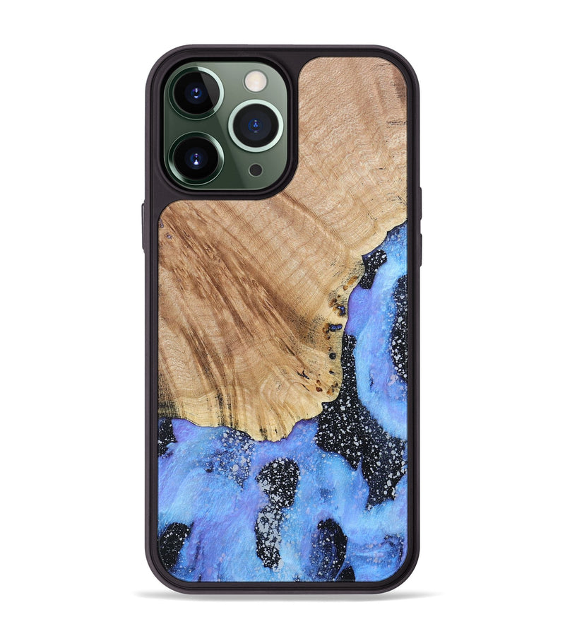 iPhone 13 Pro Max Wood+Resin Phone Case - Don (Cosmos, 685116)