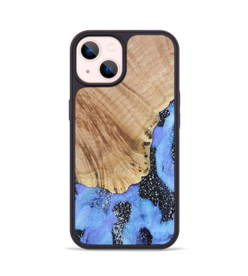 iPhone 14 Wood+Resin Phone Case - Don (Cosmos, 685116)