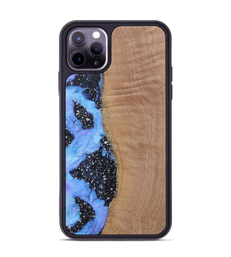 iPhone 11 Pro Max Wood+Resin Phone Case - Ali (Cosmos, 685119)