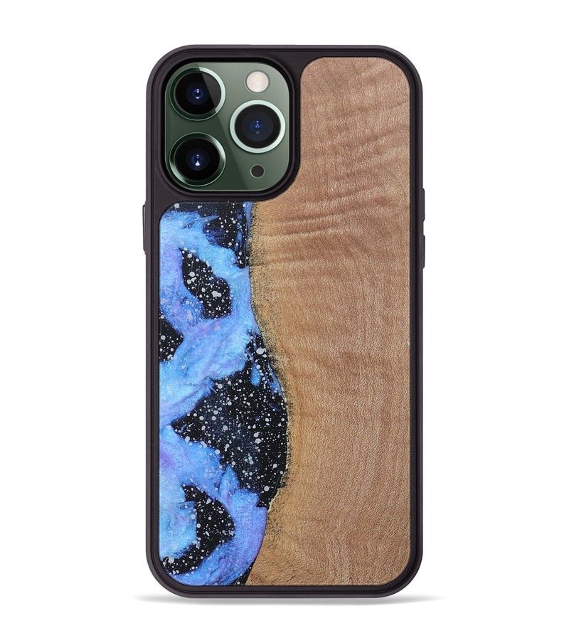 iPhone 13 Pro Max Wood+Resin Phone Case - Ali (Cosmos, 685119)