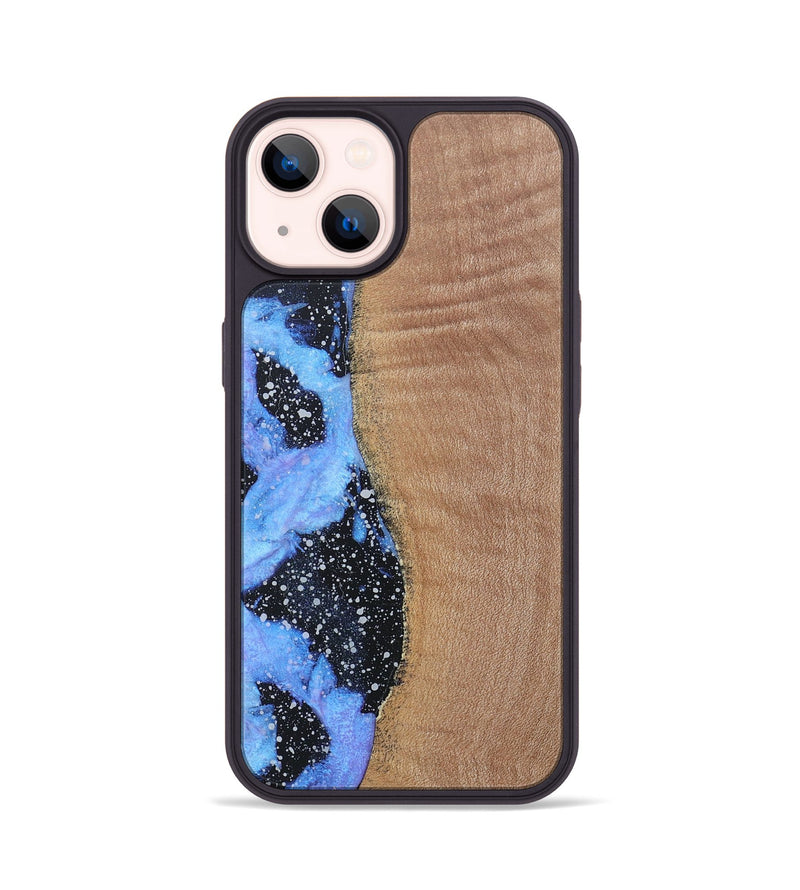 iPhone 14 Wood+Resin Phone Case - Ali (Cosmos, 685119)