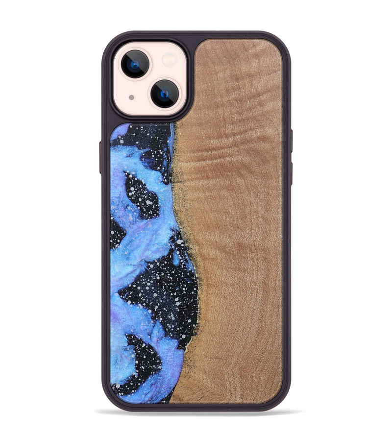 iPhone 14 Plus Wood+Resin Phone Case - Ali (Cosmos, 685119)