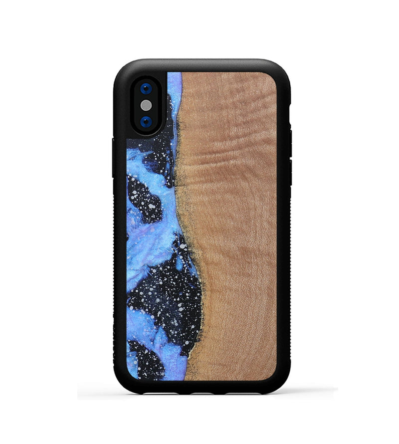 iPhone Xs Wood+Resin Phone Case - Ali (Cosmos, 685119)