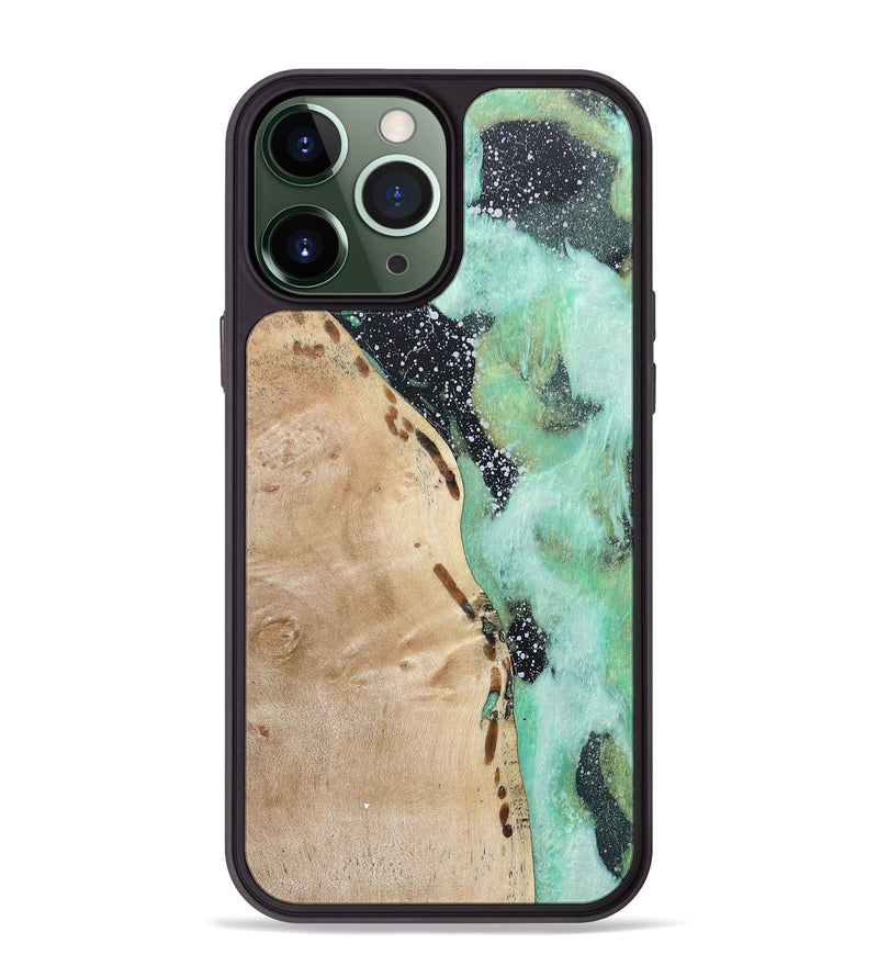 iPhone 13 Pro Max Wood+Resin Phone Case - Abel (Cosmos, 685128)