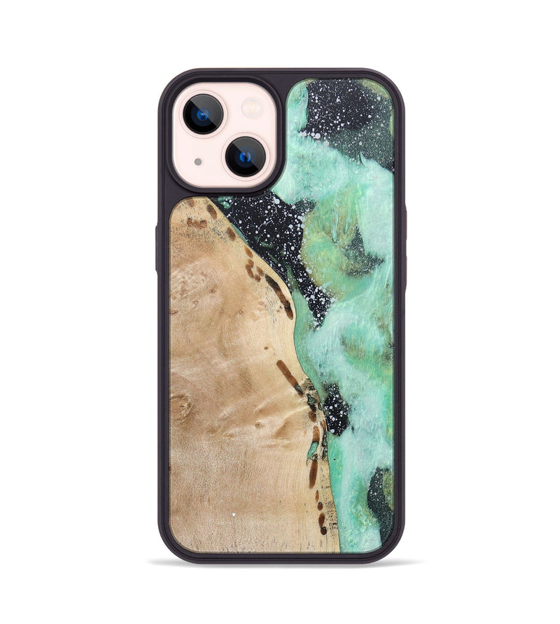 iPhone 14 Wood+Resin Phone Case - Abel (Cosmos, 685128)
