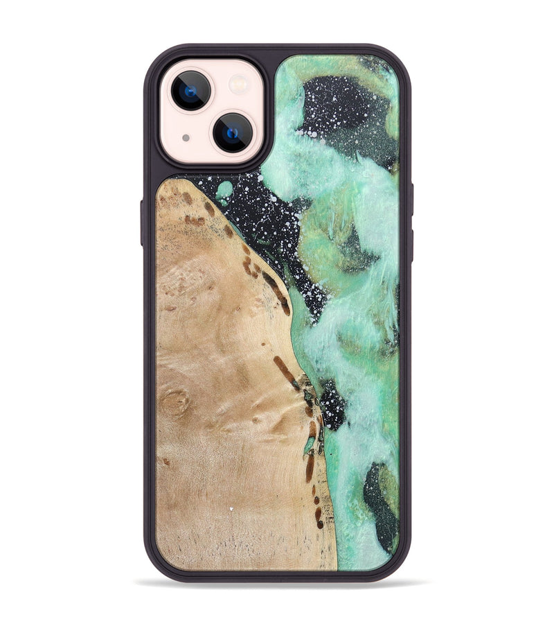 iPhone 14 Plus Wood+Resin Phone Case - Abel (Cosmos, 685128)