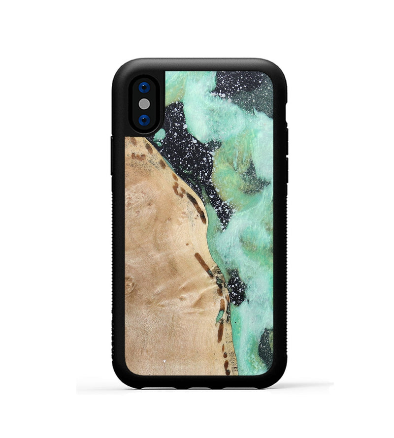 iPhone Xs Wood+Resin Phone Case - Abel (Cosmos, 685128)