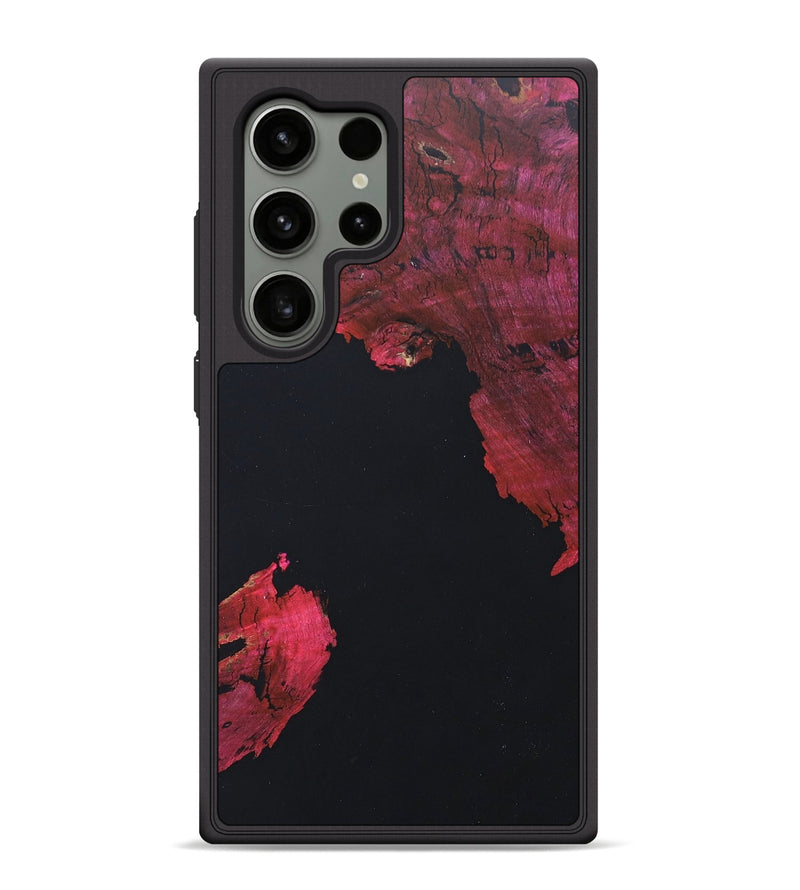 Galaxy S24 Ultra Wood+Resin Phone Case - Jaiden (Pure Black, 685192)