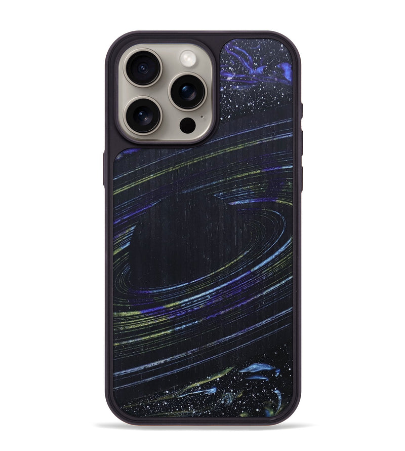 iPhone 15 Pro Max Wood+Resin Phone Case - Gage (Orbit, 685194)