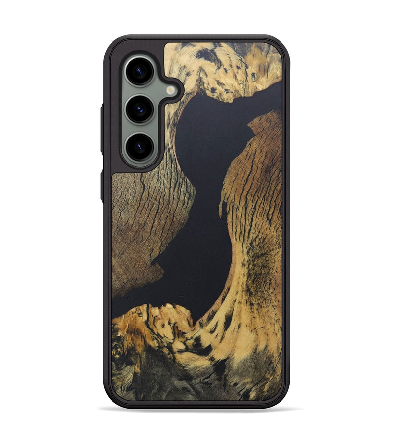 Galaxy S24 Plus Wood+Resin Phone Case - Arya (Pure Black, 685299)