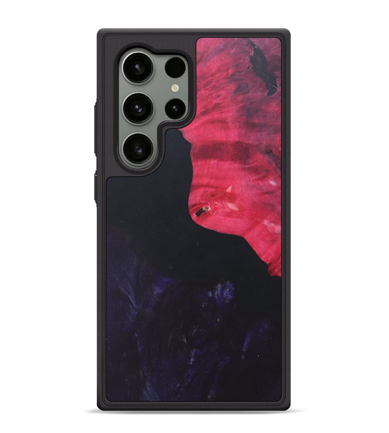 Galaxy S24 Ultra Wood+Resin Phone Case - Willie (Pure Black, 685300)