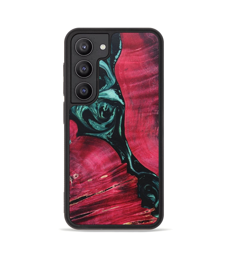 Galaxy S23 Wood+Resin Phone Case - Terrell (Green, 685509)