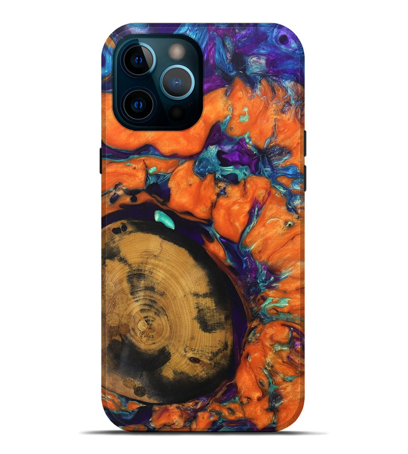 iPhone 12 Pro Max Wood+Resin Live Edge Phone Case - Nehemiah (Orbit, 685594)