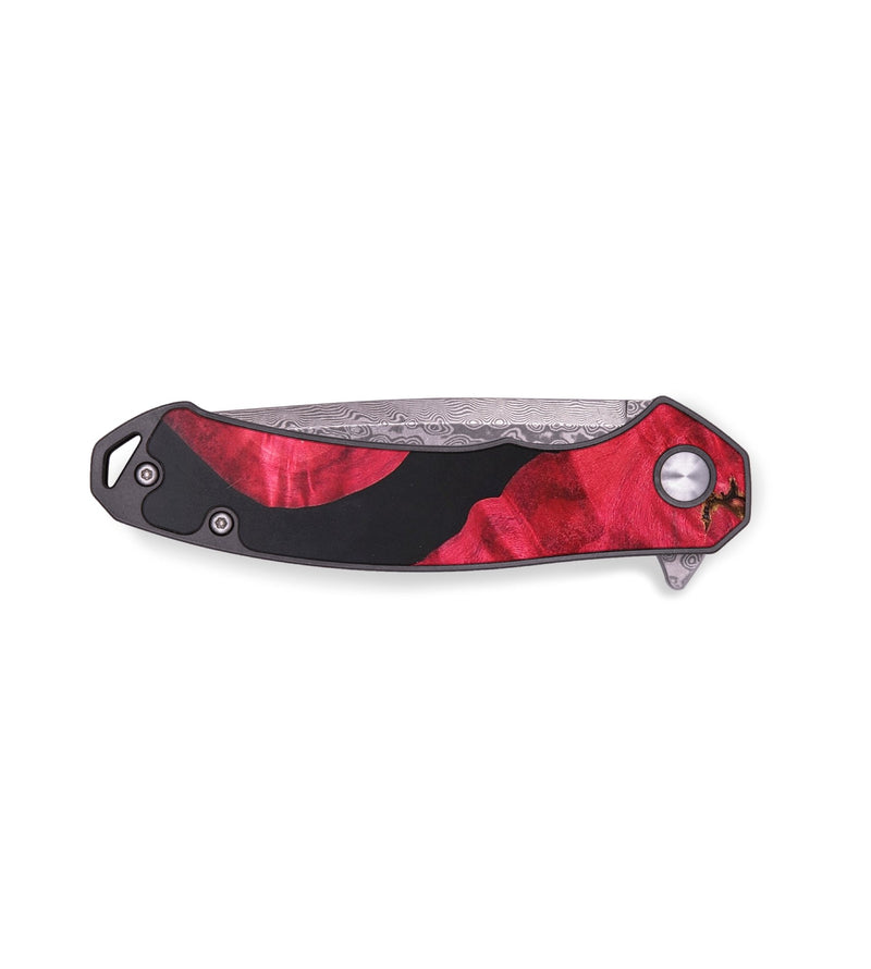 EDC Wood+Resin Pocket Knife - Henrietta (Pure Black, 685669)