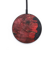Circle Wood+Resin Wireless Charger - Lowell (Pure Black, 685709)