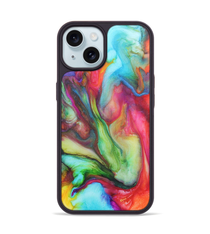 iPhone 15 ResinArt Phone Case - Geraldine (Watercolor, 685818)
