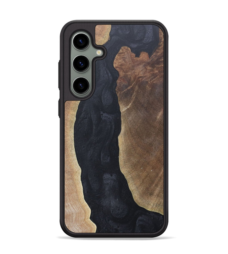 Galaxy S24 Plus Wood+Resin Phone Case - Ryleigh (Pure Black, 685940)