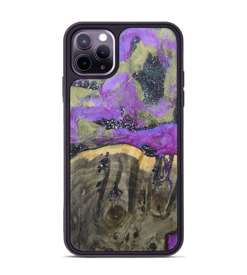 iPhone 11 Pro Max Wood+Resin Phone Case - Jennifer (Cosmos, 685985)