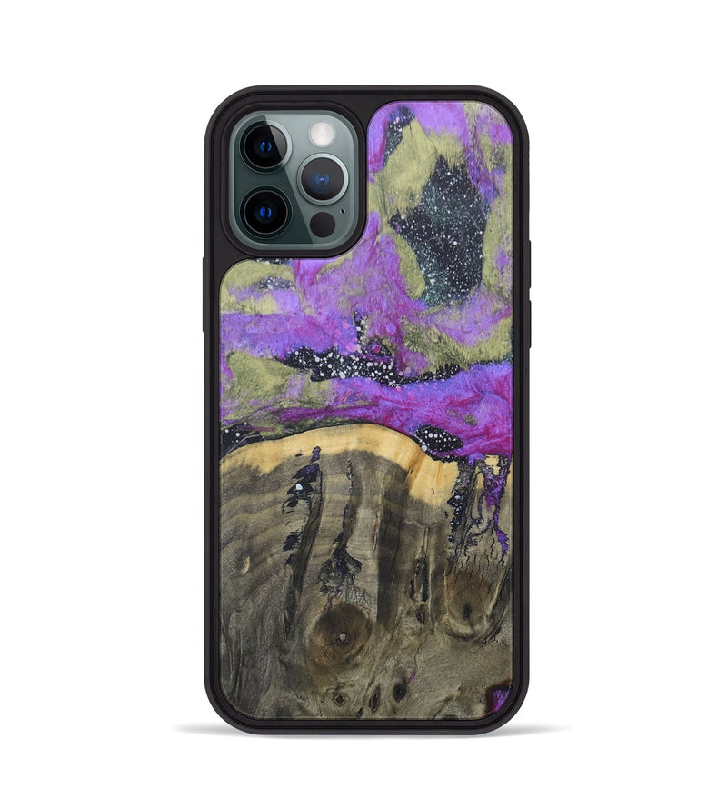 iPhone 12 Pro Wood+Resin Phone Case - Jennifer (Cosmos, 685985)